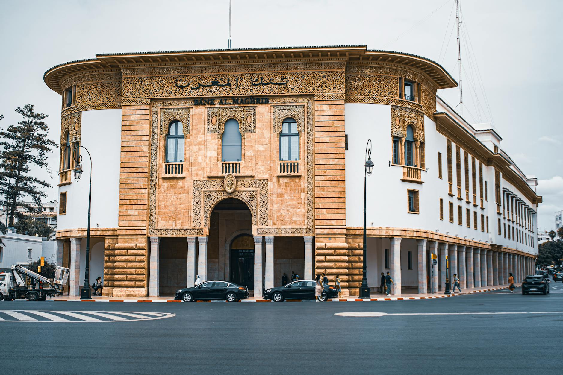 Bank building in Morocco