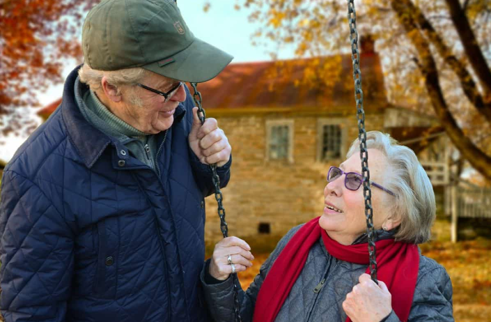 Older couple enjoying their retirement